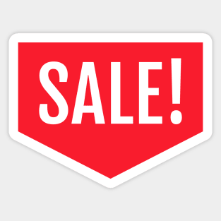 Sale Promotion Tag staff T-Shirt Sticker